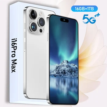 I 16 phone 16 Pro Max 5g De Smartphones Phone 16 pro max 12GB+512GB Smartphone 5g Smartphone 6.7inch Screen