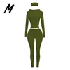 Pantaloni skinny color oliva