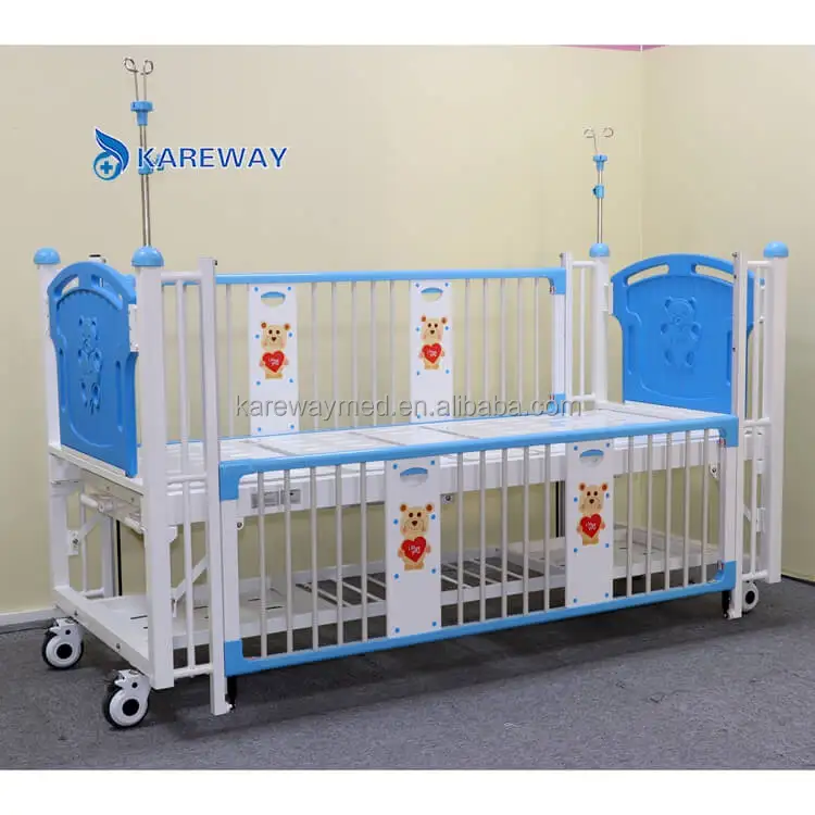 Two Crank Manual Control Two Function Hospital Adult Baby Infant Crib