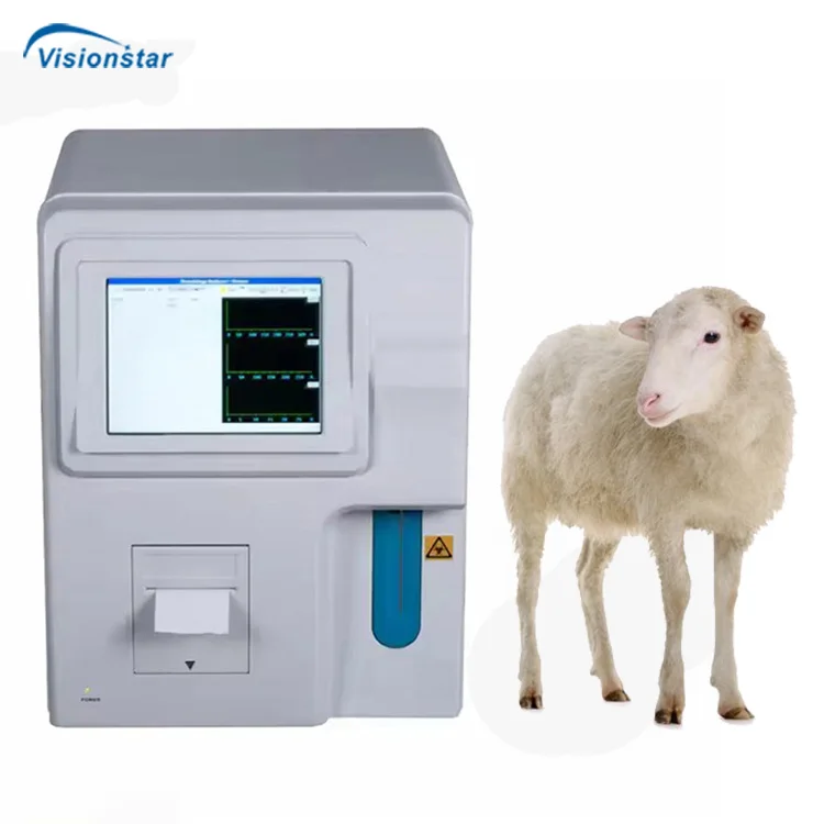Animal Pet Automatic CBC Blood Test Machine for Dogs Vet Hematology Analyzer Price
