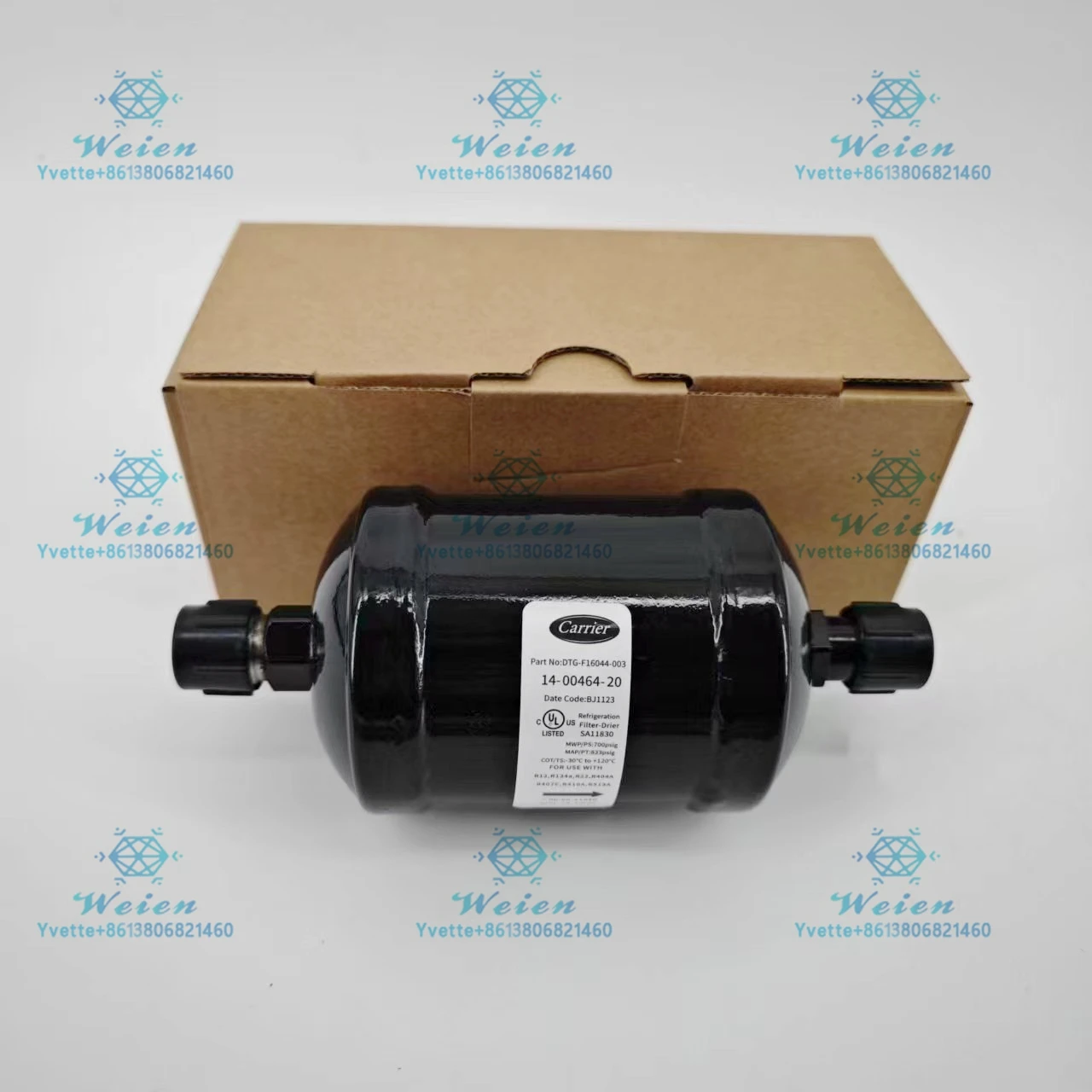 Reefer Container Spare Parts Filter Drier 14-00464-20 with O-ring Superseded 14-50311-02SV  Carrier Transicold