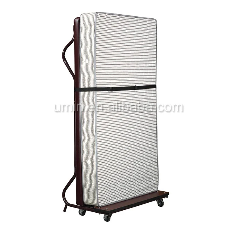 Hotel Supplies Metal Standing Rollaway Bed/ Single Sliding Bed