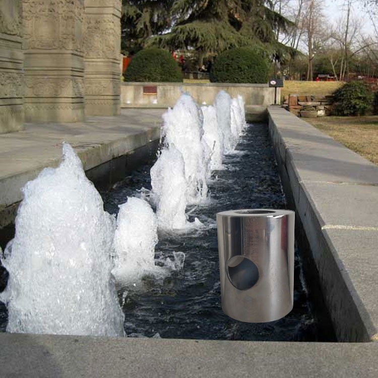 Stainless Steel Full Cup Fountain Nozzle Blister Jet for Garden Water Features