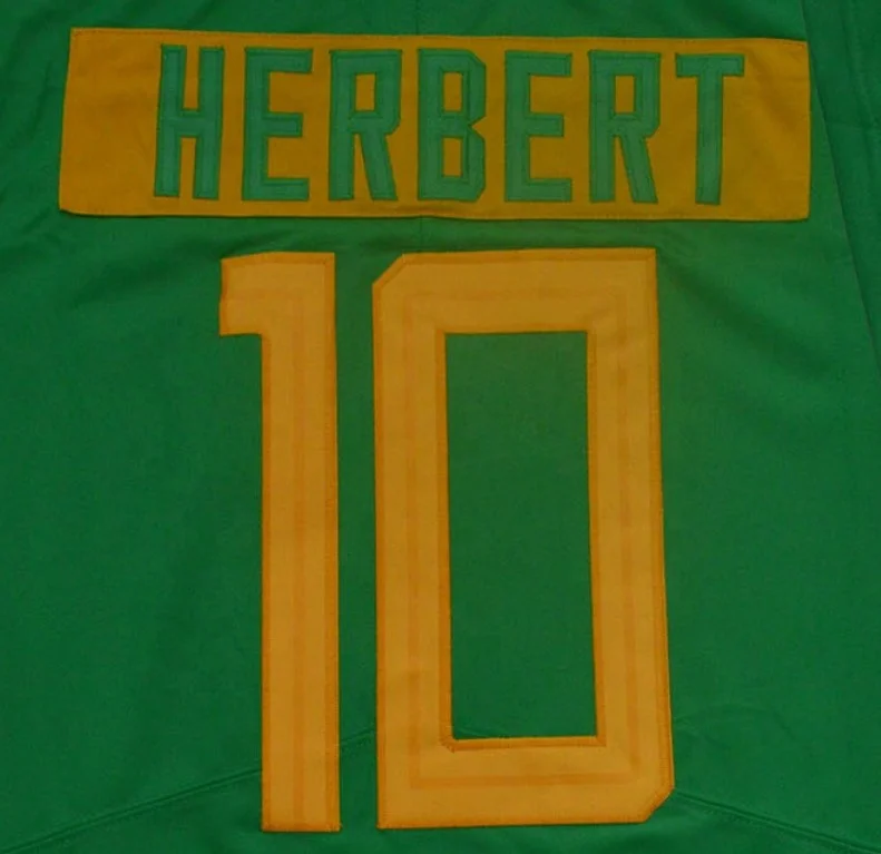 Source Justin Herbert Green Embroidered College Football Jersey on  m.