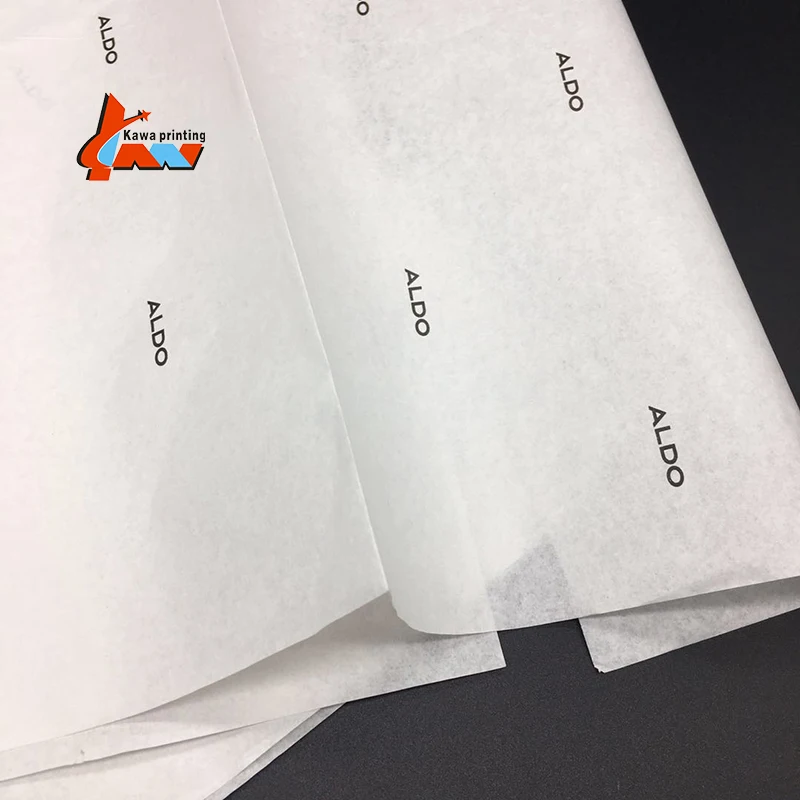 28gsm Custom Coloured Branded Names logo Tissue Paper Printed Wrapping Paper for Shoe Clothes