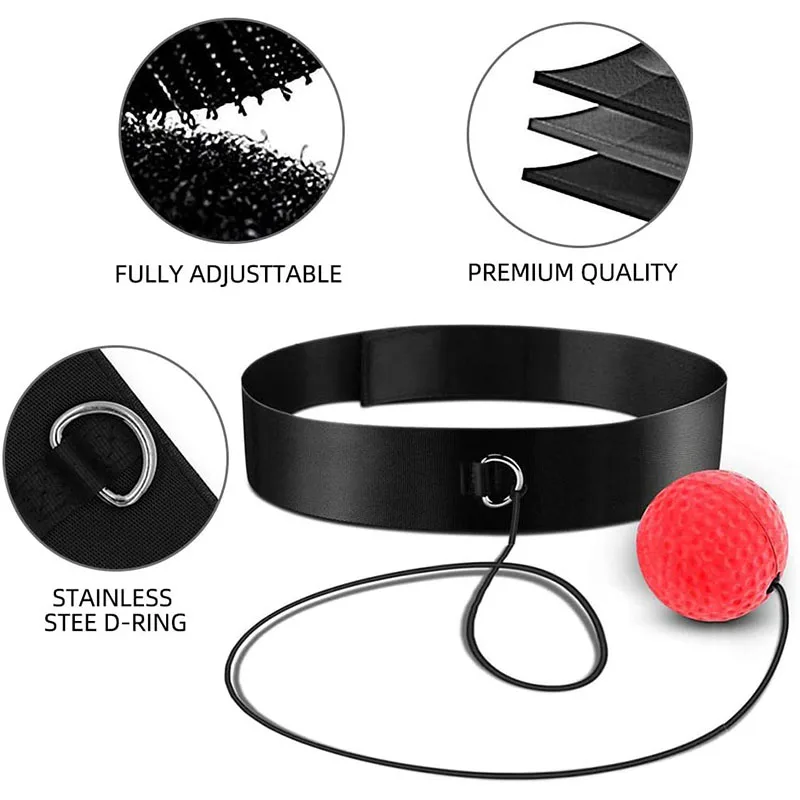 🥊 Reflex Ball Da Boxe Con Fascia Per Testa – Allenamento Velocità E Reazione (4 Palle Colorate)