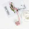 Boule tirée à la main rose et verte 80g 35cm