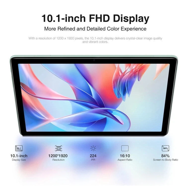 DOOGEE T10S Tablet - 10.1 Inch Android Tablet with 6GB RAM
