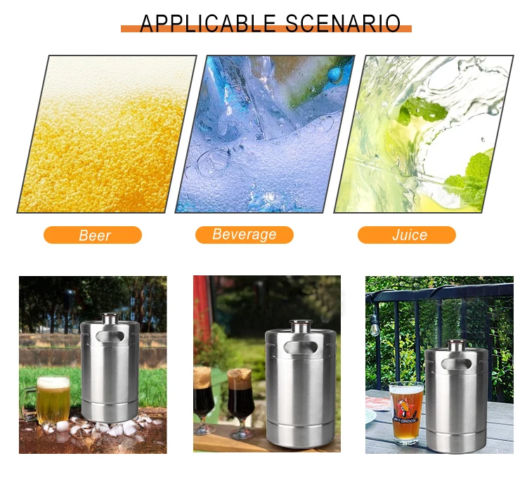 Free Sample Vacuum 2l 64oz Refillable Passivated Stainless Steel Small