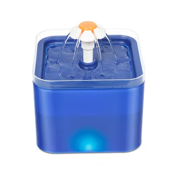 New Intelligent Automatic Cycle Pet Water Dispenser Eco-Friendly Cat Water Bowl Bottle Shape  Food-grade Silicone PP Material