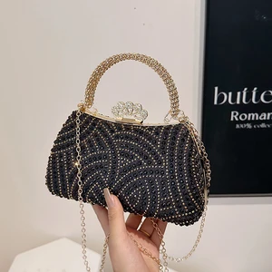 New Fashion Women Handbags Pvc Hand Box Light Lady Tote Bags Lady Design Purses for Females