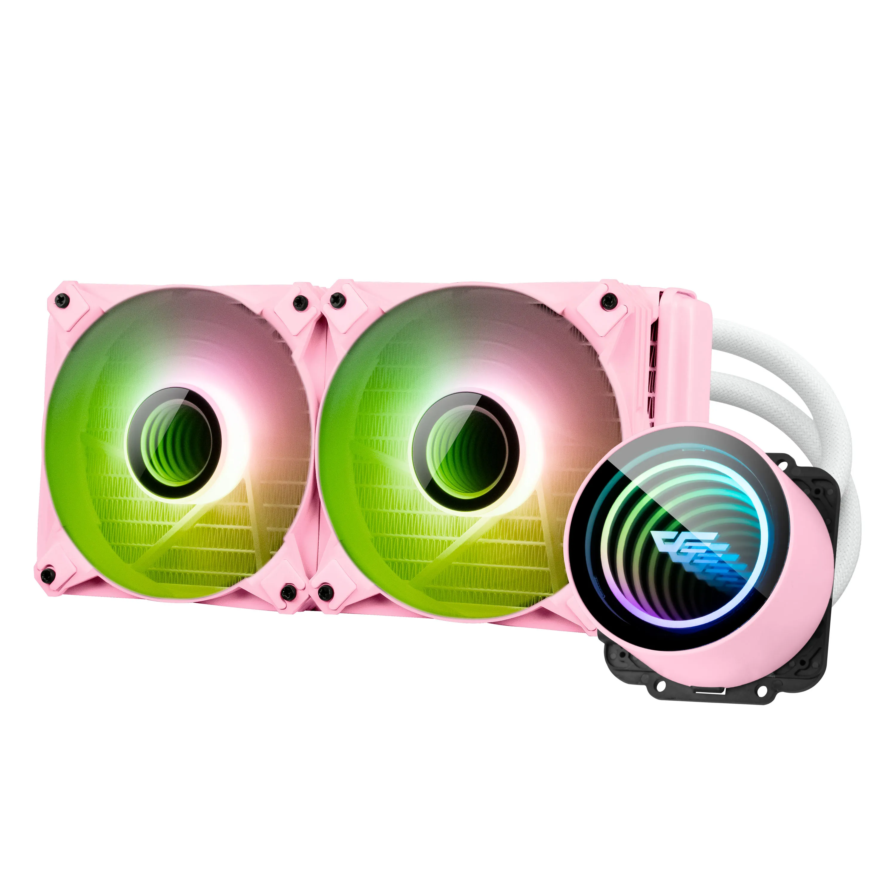 Darkflash DXV2 PC Case Water Cooling Computer CPU Fan RBG Cpu Cooler Liquid Water Cooling Support Z690 12th Gen Intel  LGA 1700