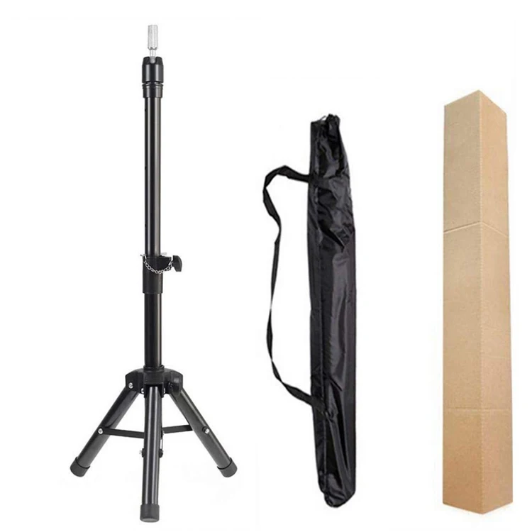 140cm High Tripod Stand for Wig Making Canvas Head Mannequin Head Styling  Practice Training Head Adjustable DIY Wig Accessories