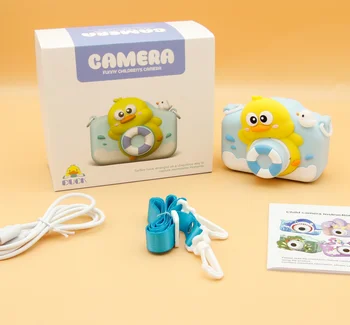 Kids Camera Cute Cartoon Children Fun Christmas Gift Digital Camera Built-In Games 2.0 Inch 1080P HD Mini Kids Photo Camera
