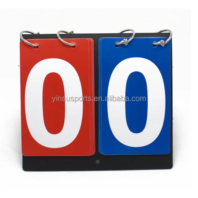 Portable 2-Digit PVC Waterproof Scoreboard for Volleyball & Football Competition Training Equipment