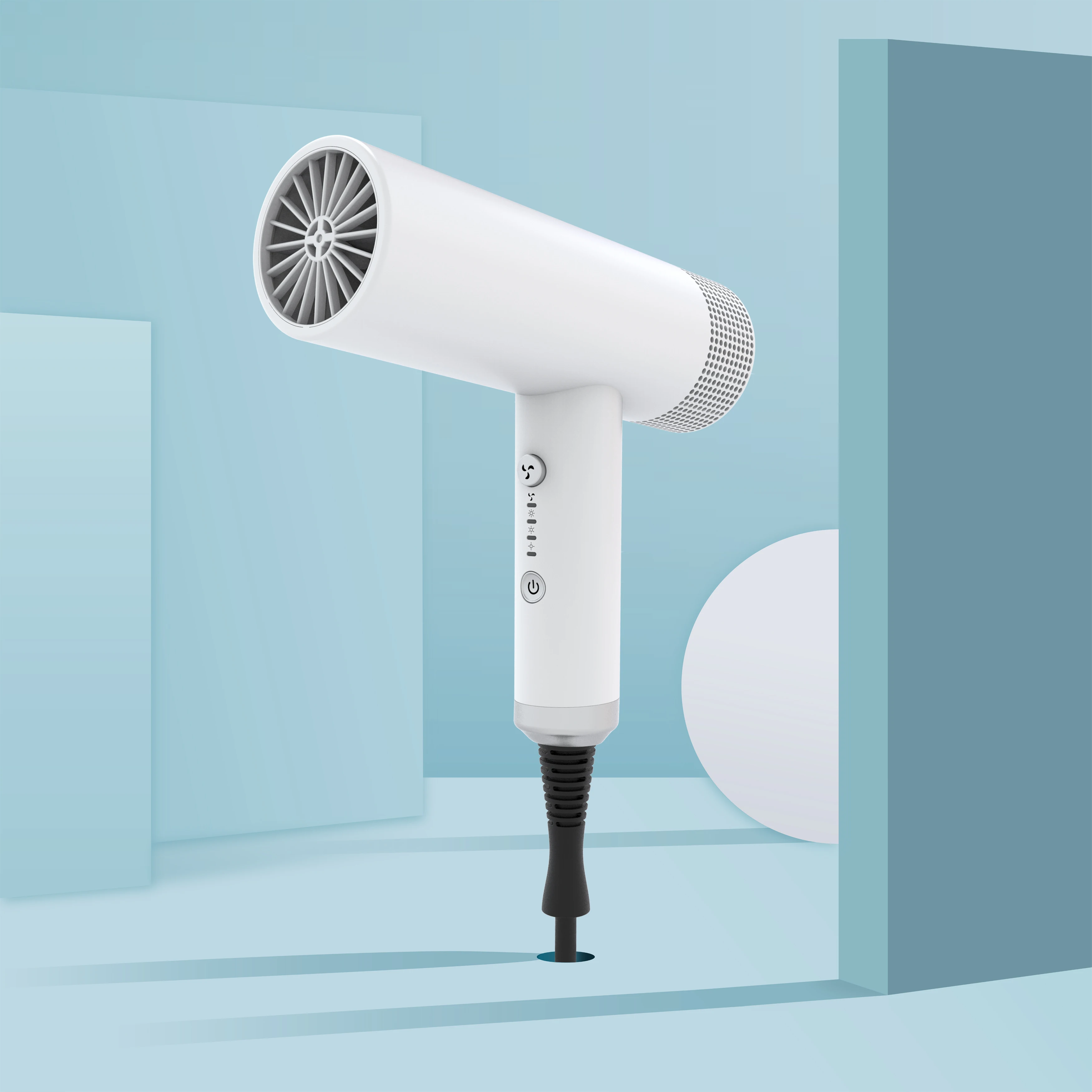 Bidisco Custom Private Label Ionic Negative Ion Anion Hair Dryers High Quality Professional Blow Hair Dryer Electric Plastic