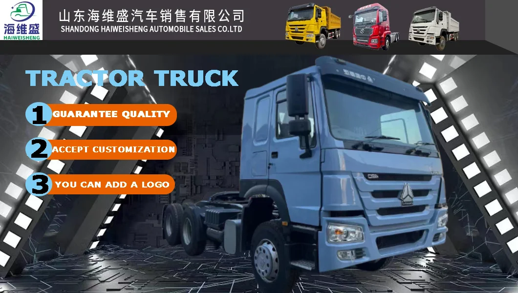 Diesel Sinotruk Howo Tractor Truck Euro4 420hp 6*4 Tractor Truck Head