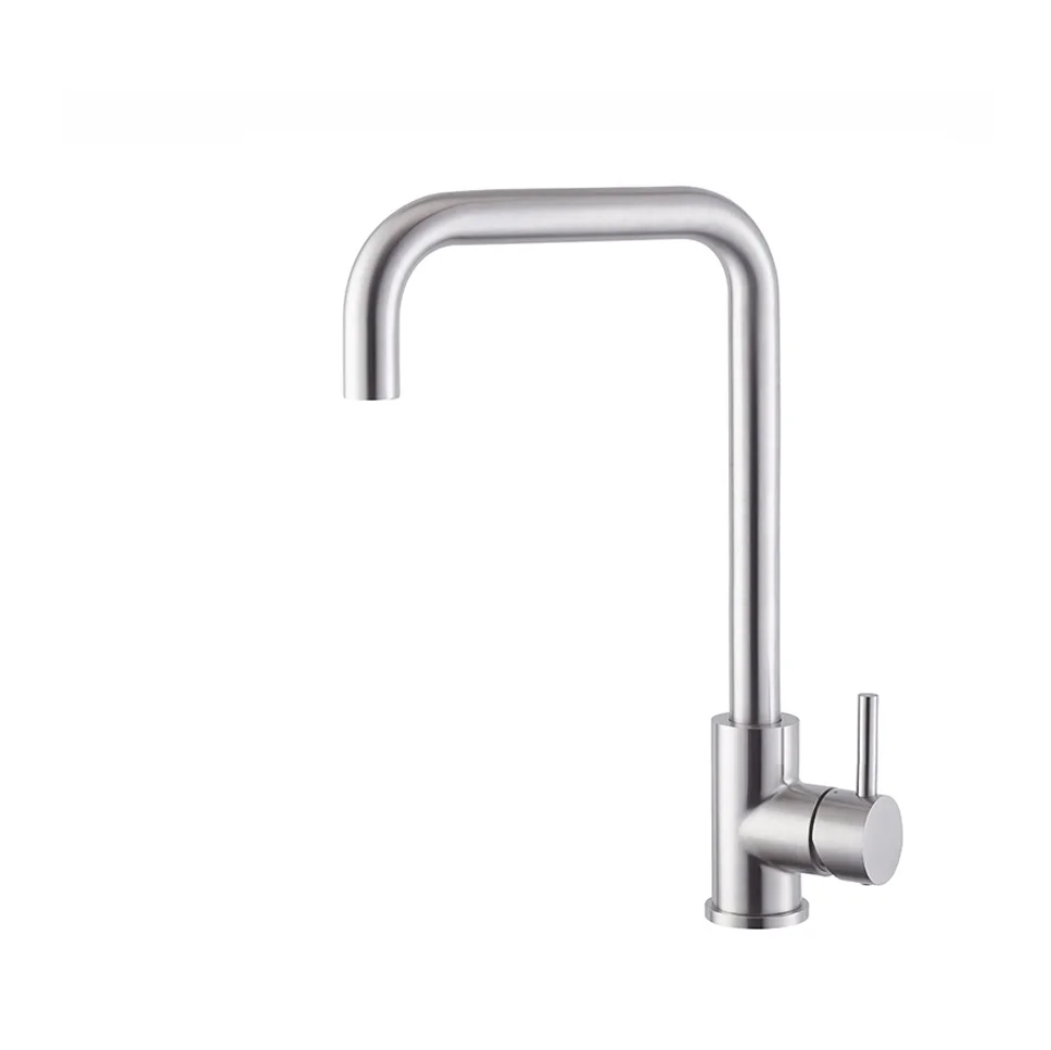 Hot Sale   brass  SUS 304 Hot and Cold Mixer Tap   360 degree rotating kitchen faucet Mixer tap