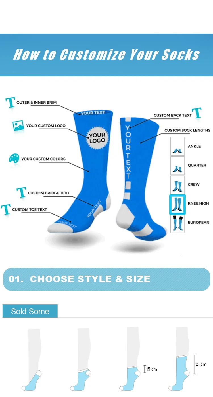 Custom Seamless Knee High Anti Slip Soccer Kit Set Uniforms With Socks ...