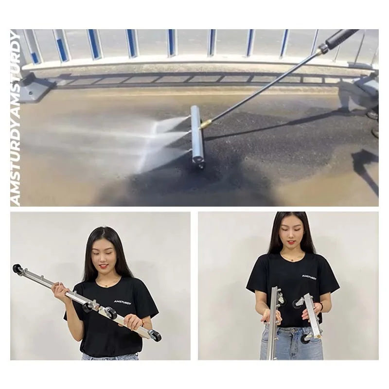 Amsturdy Wbk13 Best Water Sweeper Broom High Pressure Water Broom Car