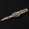 Wooden Straight Flick Knife
