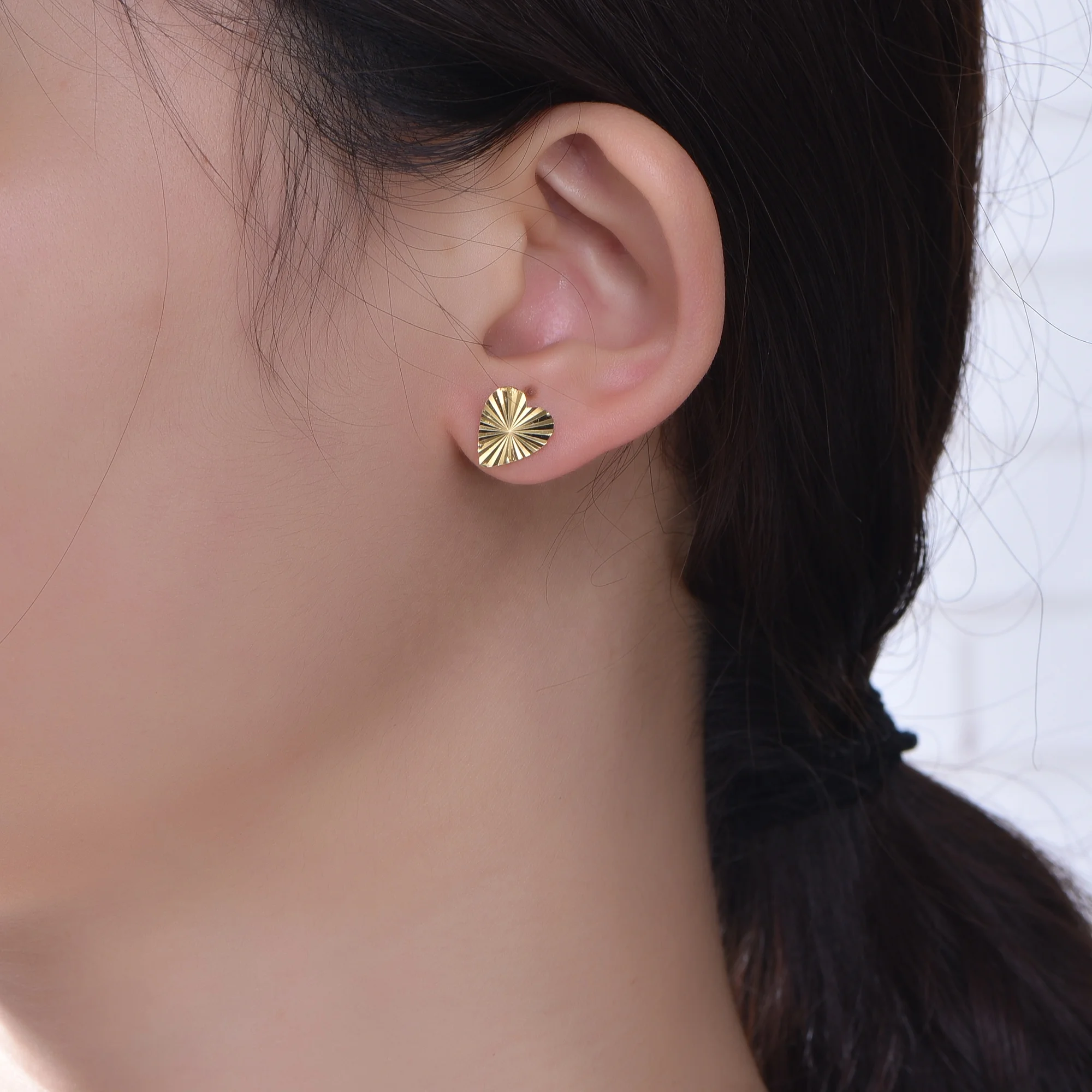 trend 2022 radiation pattern ear ring jewelry 925 sterling silver earrings gold dubai gold stud earrings