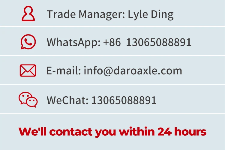 Trailer Axle Bogie Suspension System 24t 32t Bogie Suspension Bogie