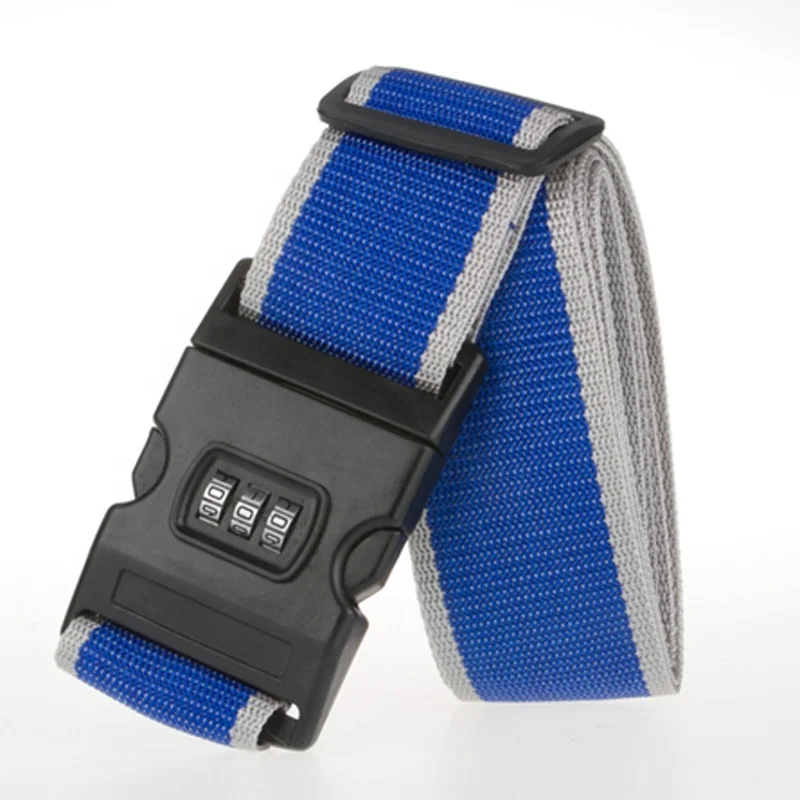 CH-18C Custom New Design Airport Travel Luggage Belt Strap Lock for Luggage  with Buckle