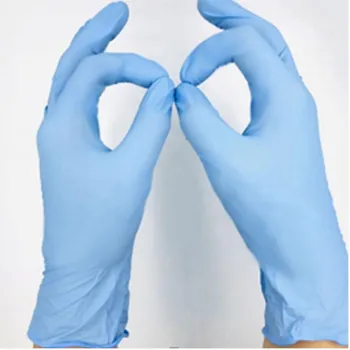 disposable non sterile powder free nitrile gloves nitrile examination gloves powder-free disposable gloves