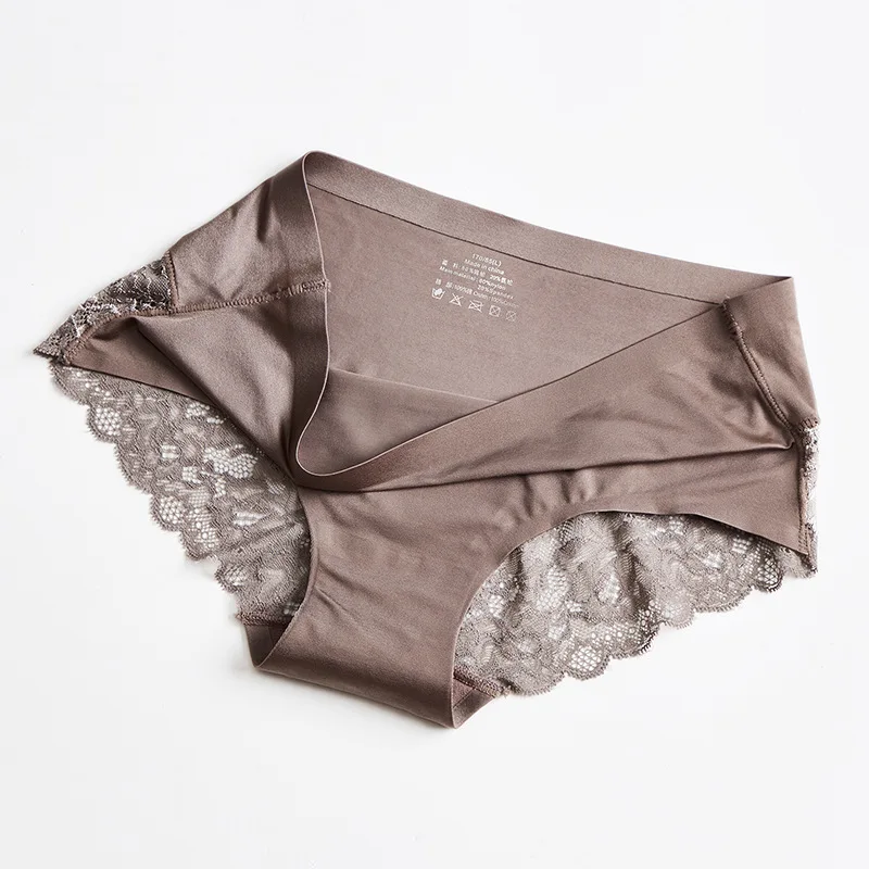 VVAULT Culotte 3 En 1 Soie Glacée Taille Haute Femme - Sans Couture, Invisible, Contrôle Ventre - Lot De 1/2/3/4