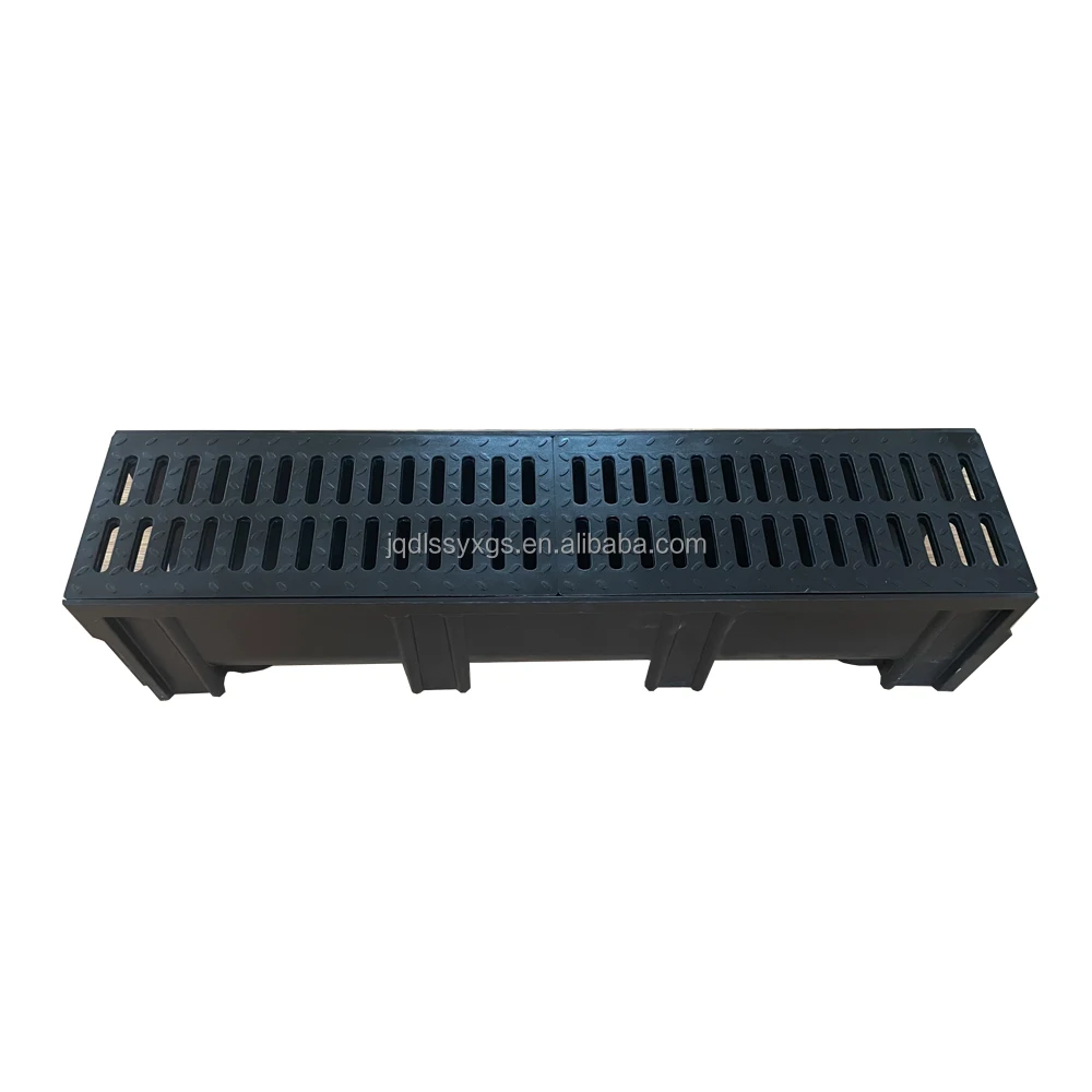 SMC GRP FRP Drain Channel with Linear Grating Cover
