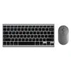 Clavier rechargeable gris + souris rechargeable