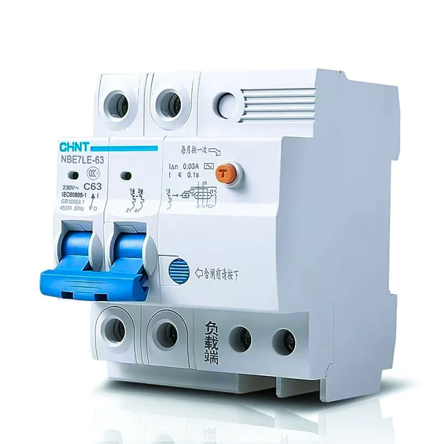 Chint Original NB7 Miniature Circuit Breaker 6A 10A 16A 20A 25A 32A 40A 50A 63A B C D Type 1P 2P 3P 4P 6KA Chint NB7 MCB