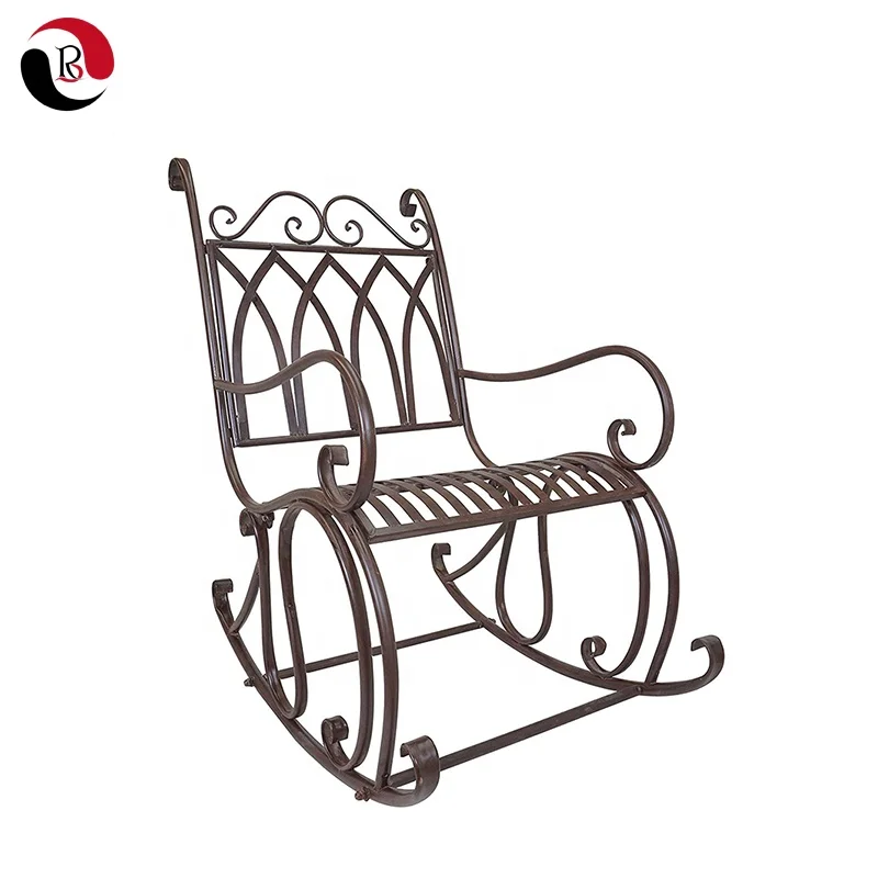 wrought iron rocking chairs