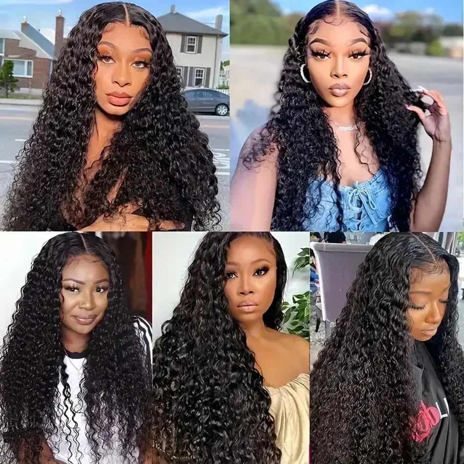 Extensões de cabelo humano water wave madeixas brasileiras remy natural_voghion.com