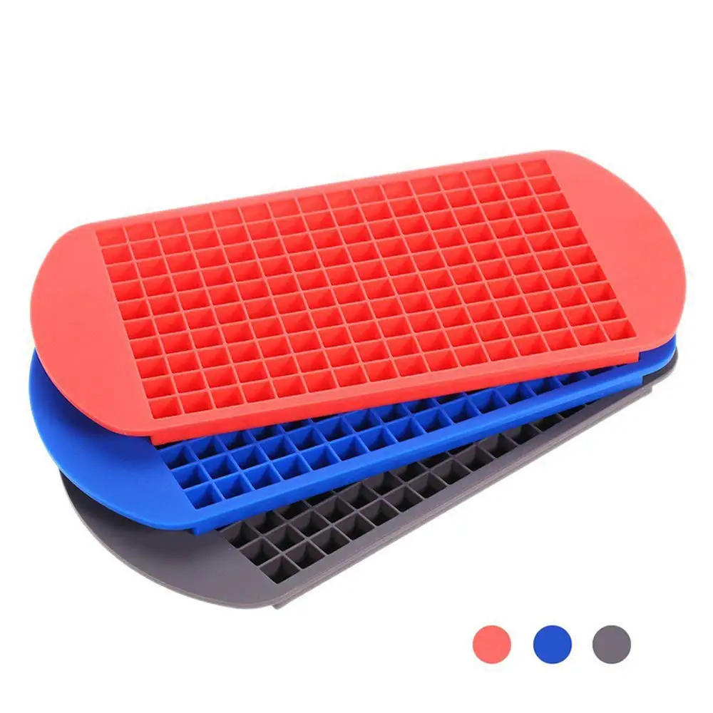 Ice Cube Tray 160 Grid Silicone Mini Crushed Small Square Mold Ice