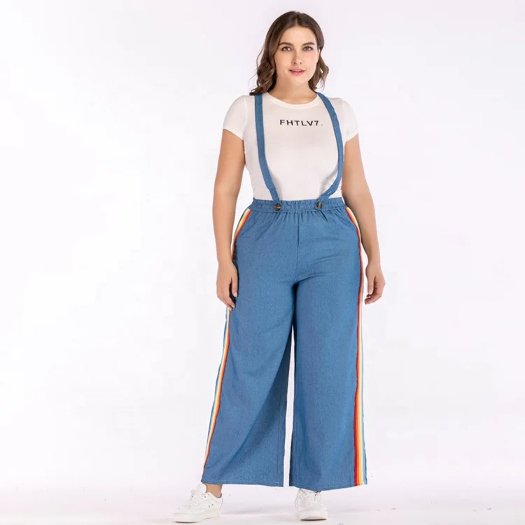 Louren suspenders wide pants （Wide-Leg Suspender Jeans | Nuuly）