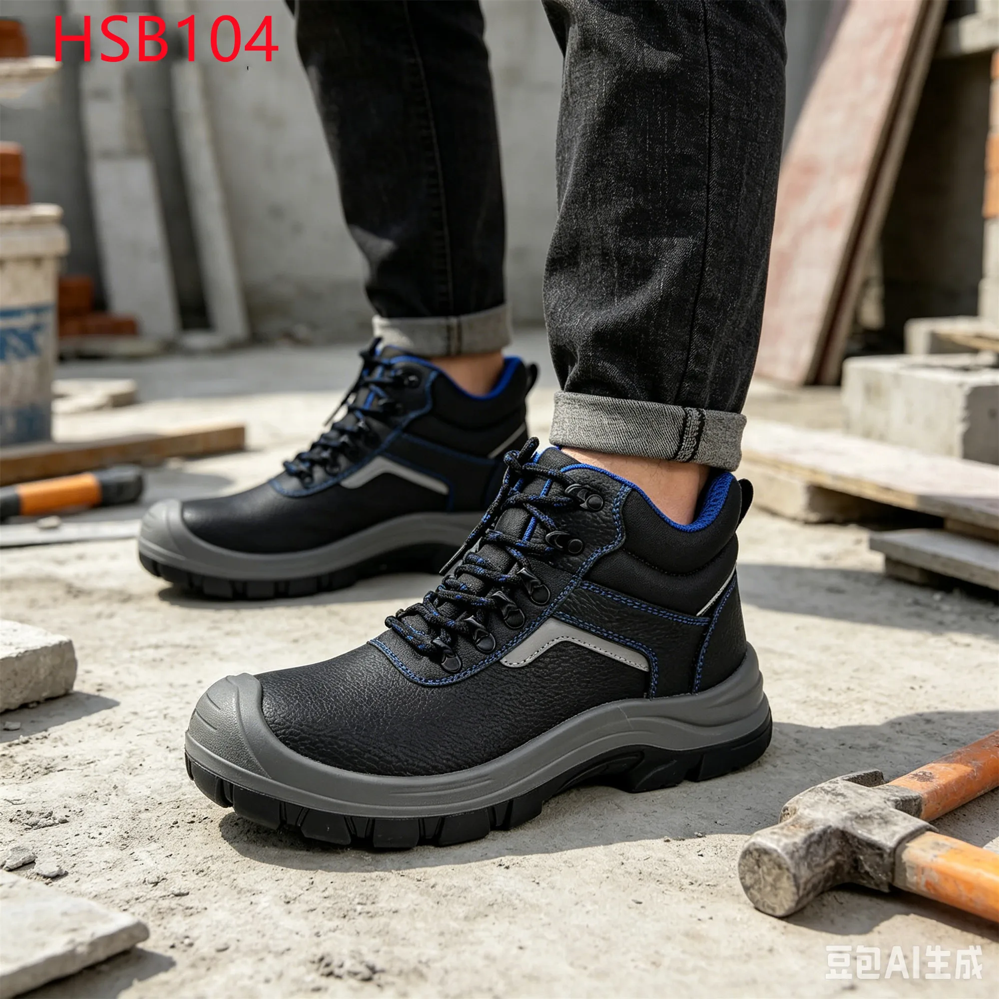 LXG,Appliance Repair Steel Toe Cap Insert Work Boots for Sale Garage Tinkering High-strength Steel Midsole Safety Boots HSB104