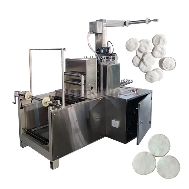 China Manufacture Cosmetic Cotton Pads Making Machine / Cotton Pad Making Machine