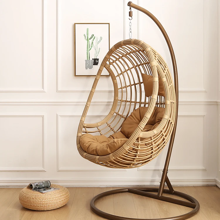 egg shaped rattan chair