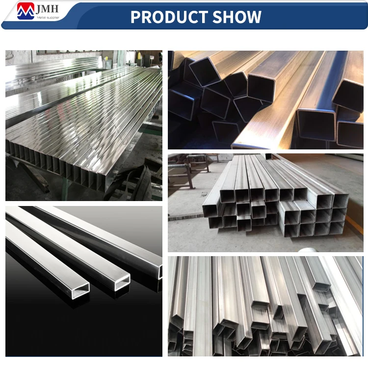 Square Tube Steel 304 316 316l 402 Perforated 1x1 Square Pipe Steel Tubing Seamless Stainless