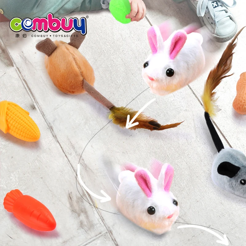 Забавная имитация мягкого индукционного освещения кролик ловит