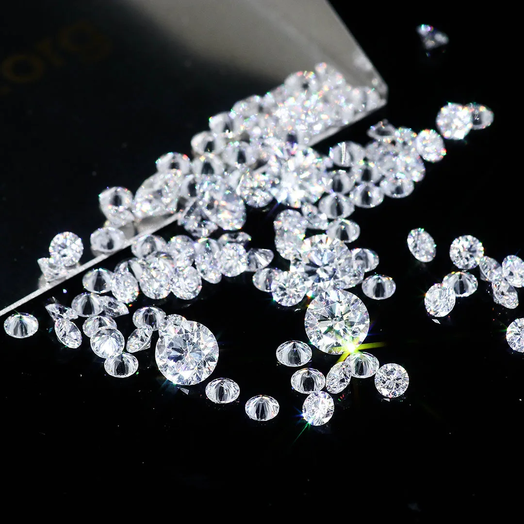Cultivation Stone Foot Anti-HPHT Synthetic Lab-grown D Color Princess Cut Bare 08-19mm Small for Certified Forever Star
