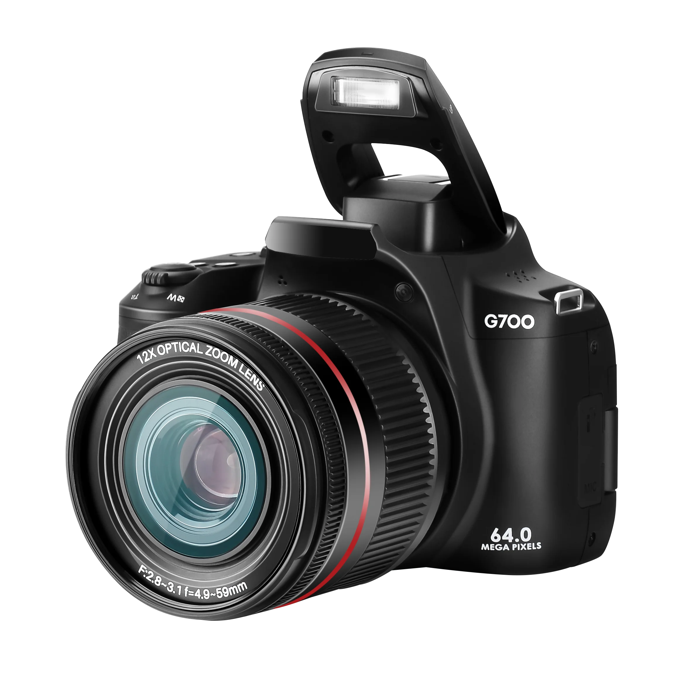 Winait 12x Optical Zoom Dslr Camera Super 4k Digital Video Camera