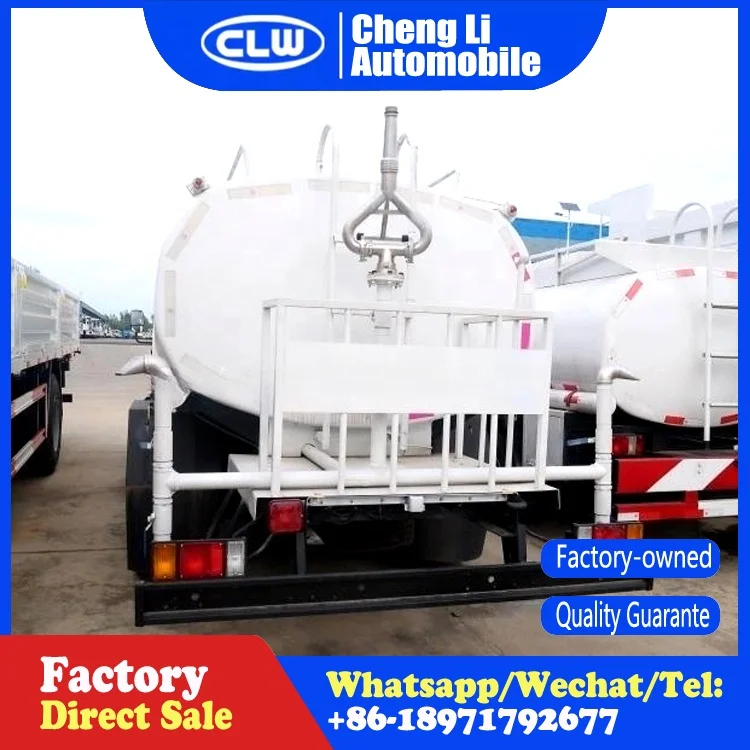 Japan Isuzu Water Tender Price 4x2 5m3 to 12m3 Water Tank Truck  for Sale