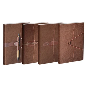 2026 Eco Friendly Warm Notebook  Retro Promotional Gift RPET Felt Cloth Journal Notebook with Closure and Pen