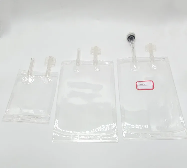 Pvc Infusion Bag Saline Sodium Chloride Drip Bag100ml 250 Cc Two Ports ...