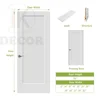 1 pannello stile shaker