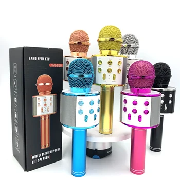 Hot sale Wireless Kids Karaoke Microphone with Speaker,Portable Handheld Karaoke Player for Home Party KTV Music Singing Playing
