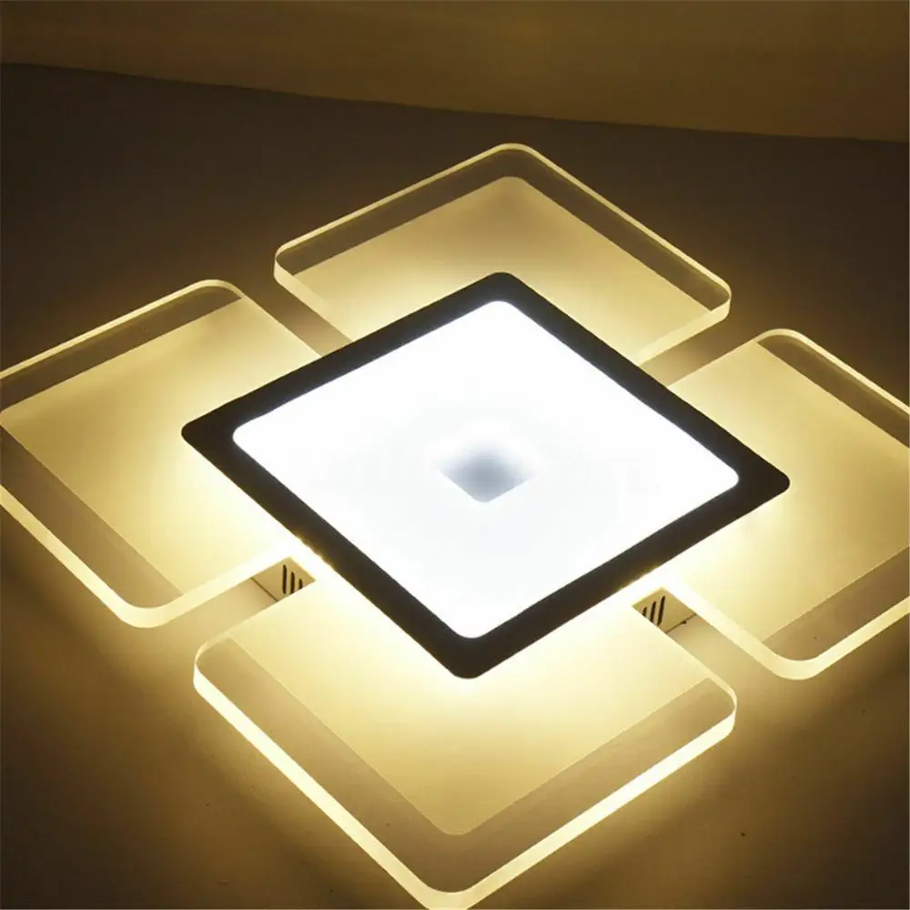 LED Ceiling Lights Square Panel Down Light Bedroom Living Room Kitchen Wall Lamp